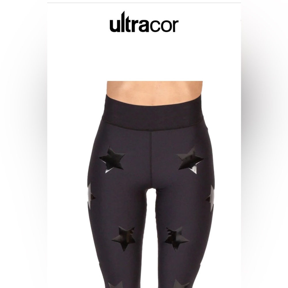 Ultracore Ultra Lux Knockout Star Leggings in Black. Size Medium